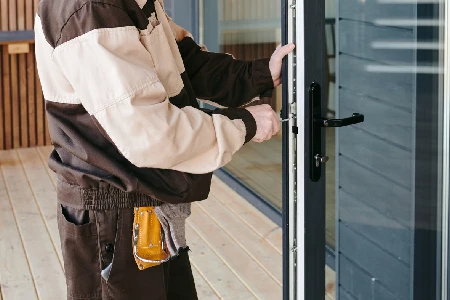 Cleaning And Polishing Glass Door Installation in Naples, FL